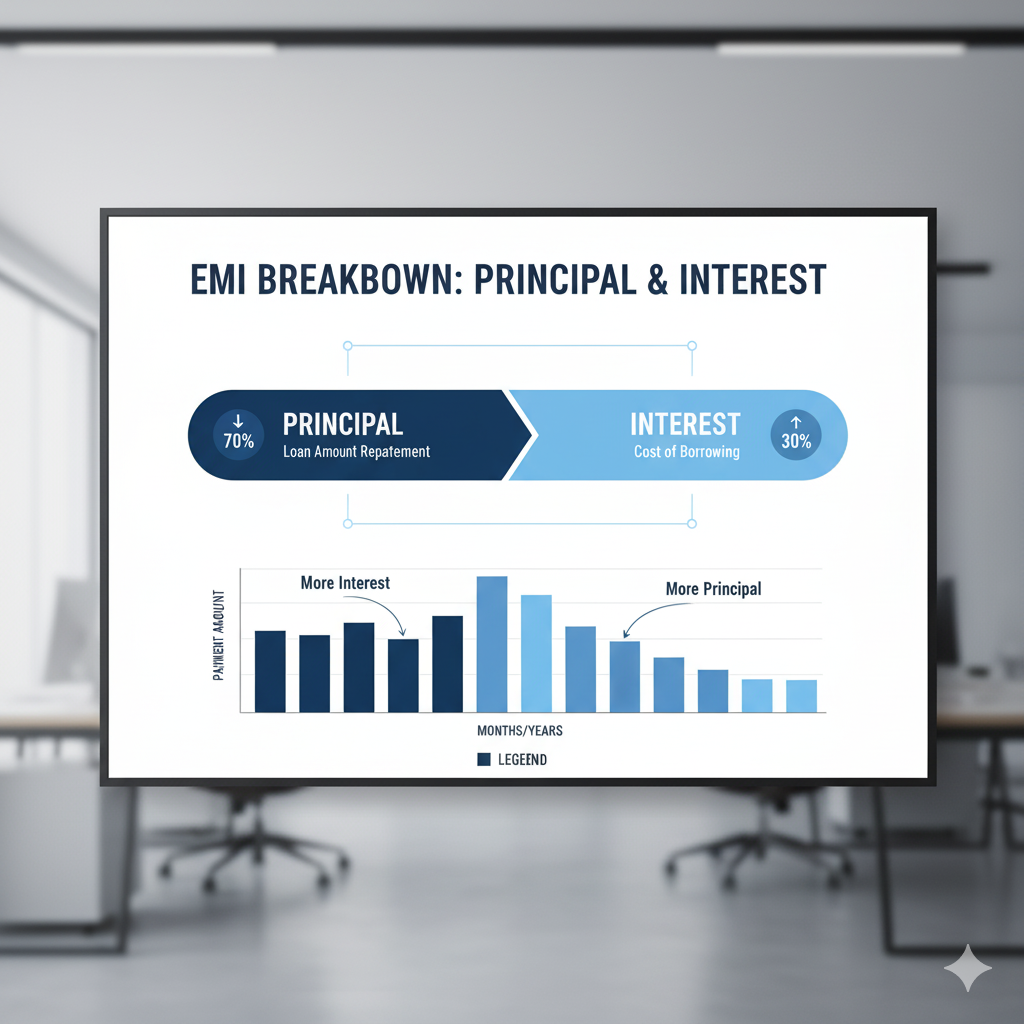 Visual breakdown of EMI components